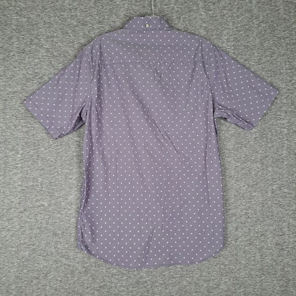 Travis Mathew Button Up Shirt Short Sleeve Golf Casual Arrow Print Medium - Picture 3 of 10